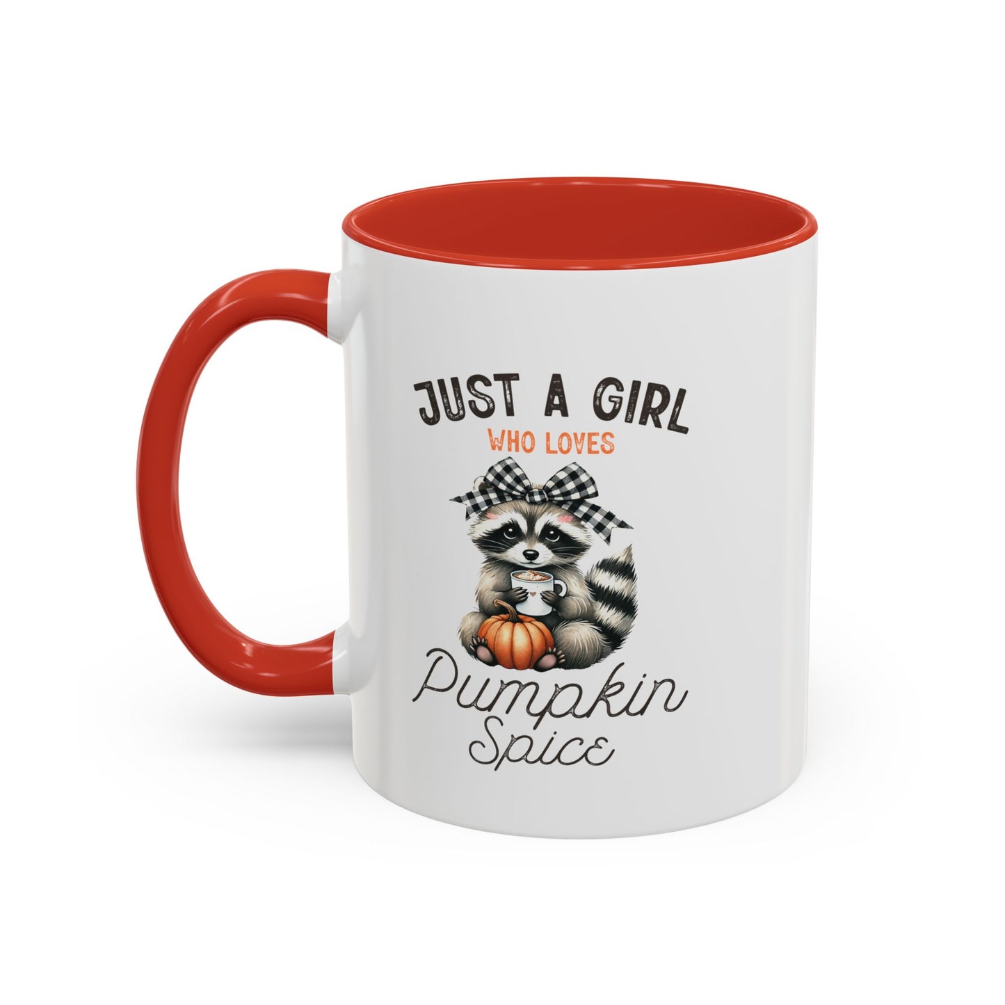 Girl Loves Pumpkin Spice Home Sweet Home Gift | 11oz | 15oz | White Color Rimmed Mug | Girl Soccer Player