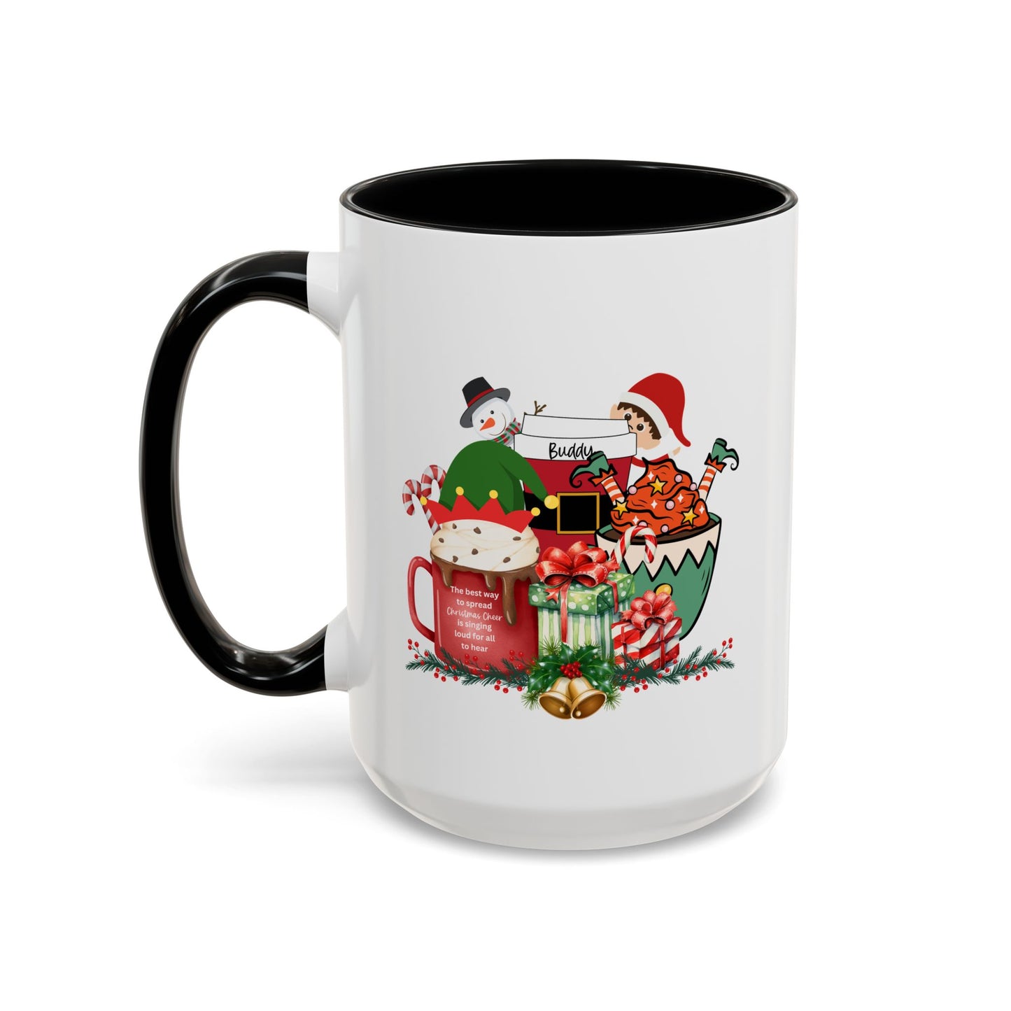 Merry Christmas with a Bang Home Sweet Home Gift | 11oz | 15oz | White Color Rimmed Mug | Girl Soccer Player