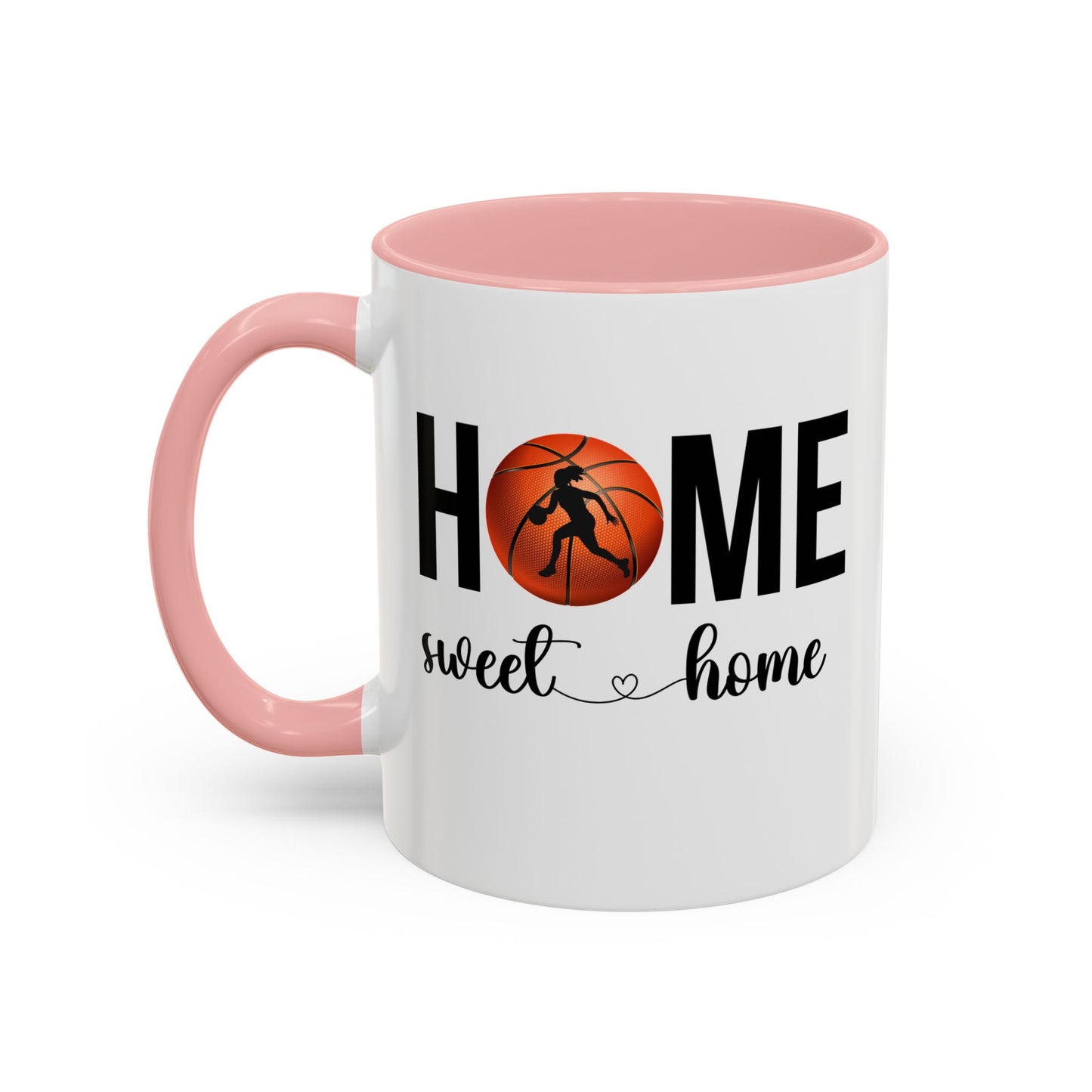 Bake, Sip Hot Cocoa and  Home Sweet Home Gift | 11oz | 15oz | White Color Rimmed Mug