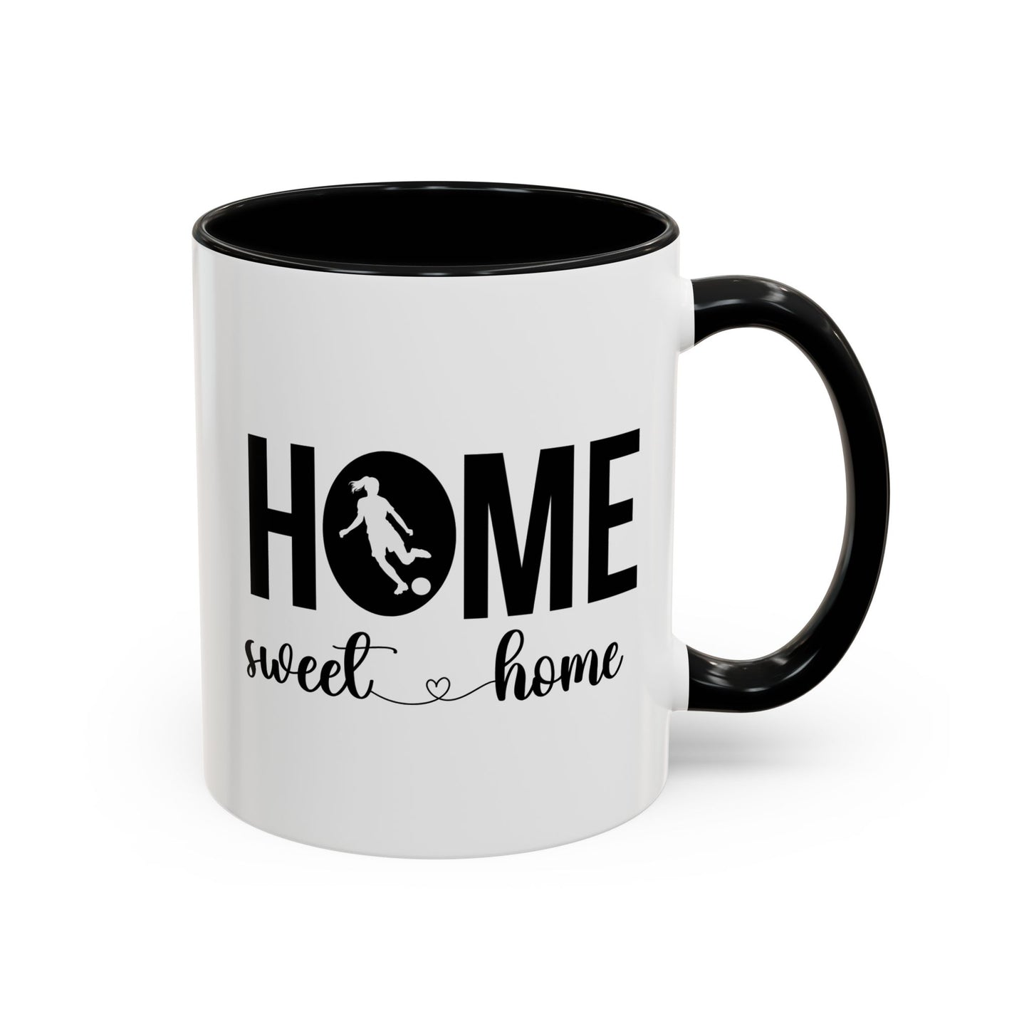 Sports Fan Home Sweet Home Gift | 11oz | 15oz | White Color Rimmed Mug