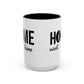 Football Player Home Sweet Home Gift | 11oz | 15oz | White Color Rimmed Mug