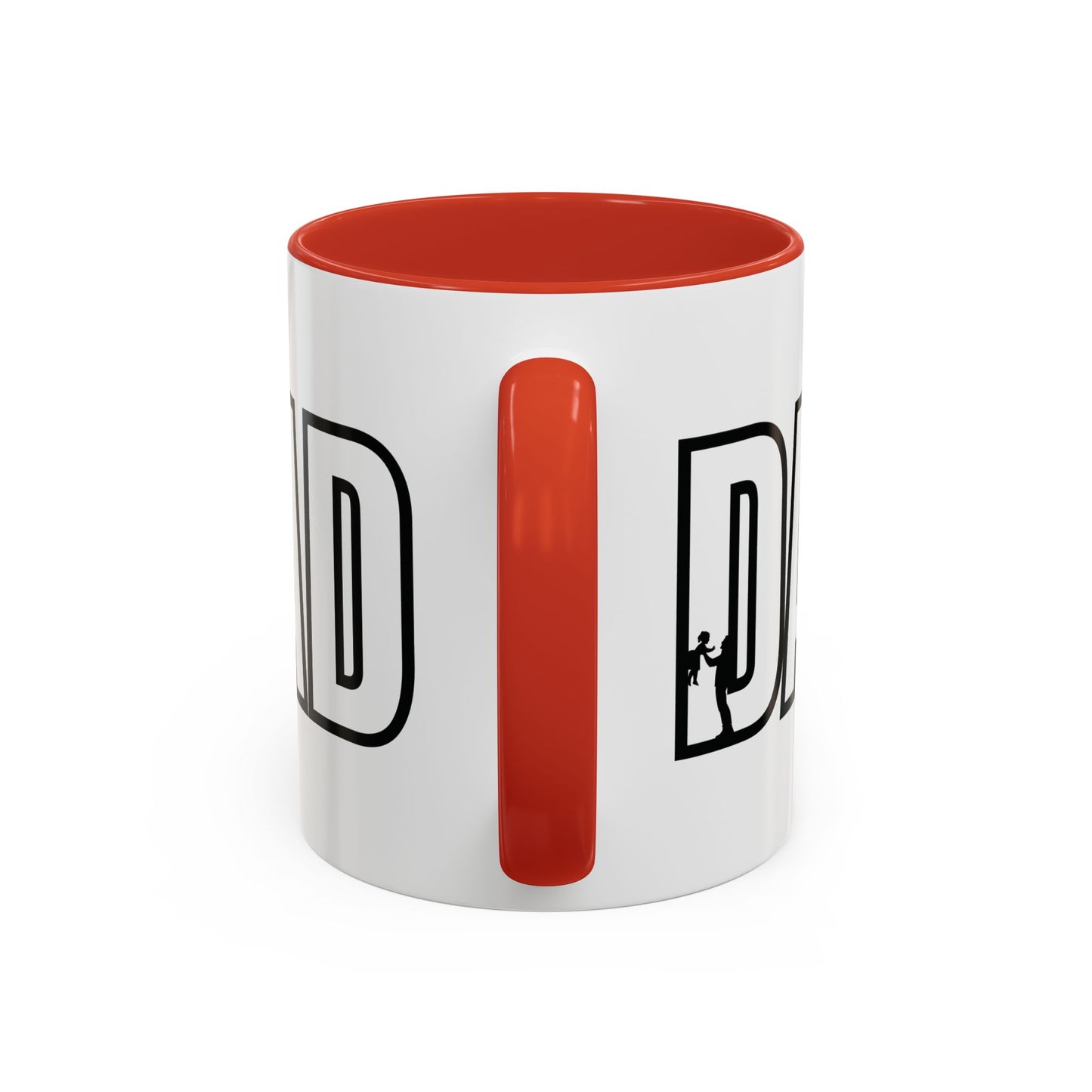 Unique Dad Father's Day Gift | White 11oz Color Rimmed Mug