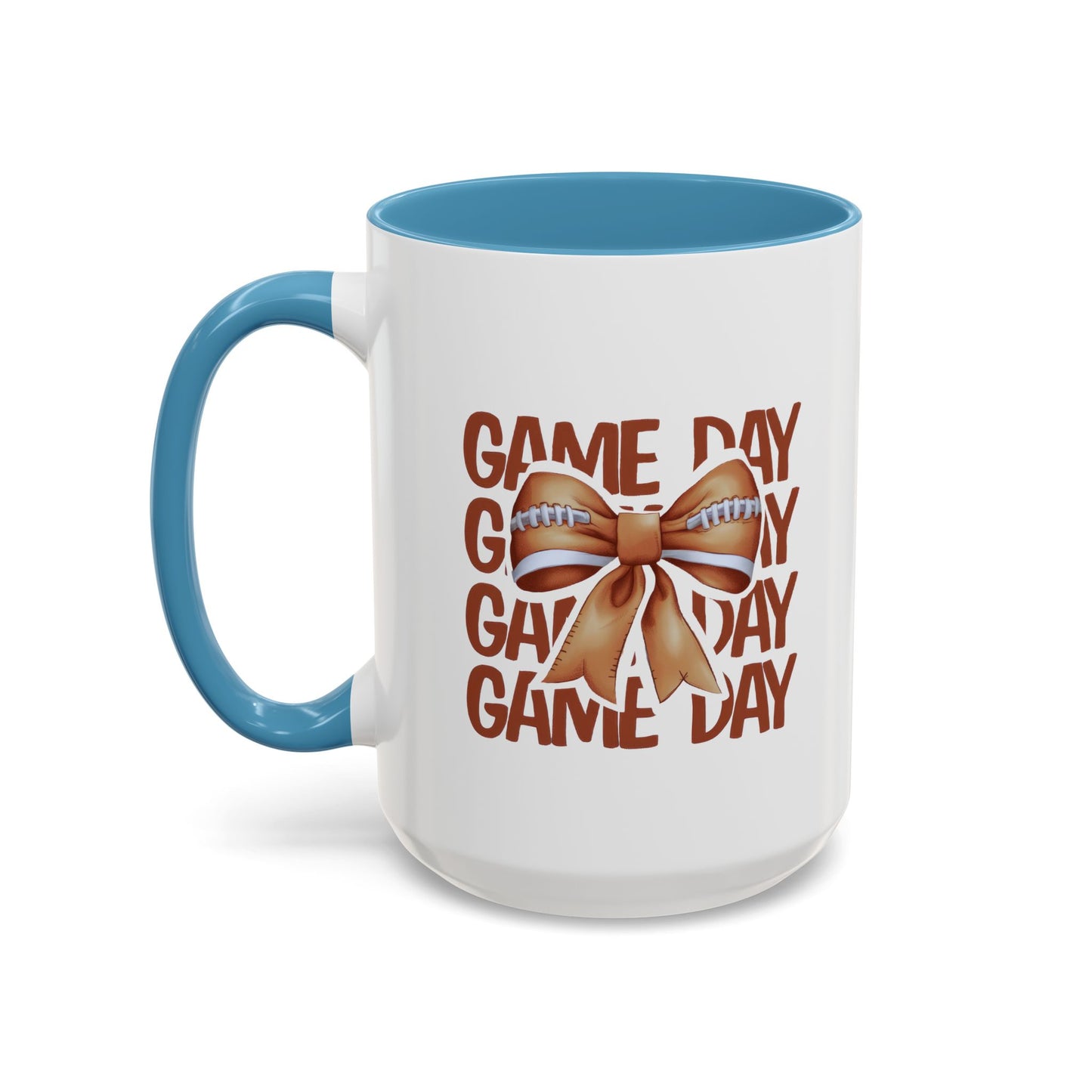 Game Day Home Sweet Home Gift | 11oz | 15oz | White Color Rimmed Mug | Girl Soccer Player