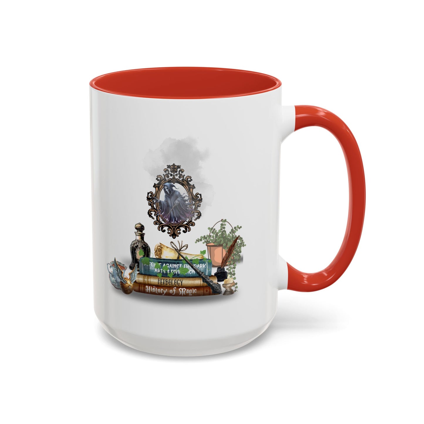 Witches Books Home Sweet Home Gift | 11oz | 15oz | White Color Rimmed Mug | Girl Soccer Player