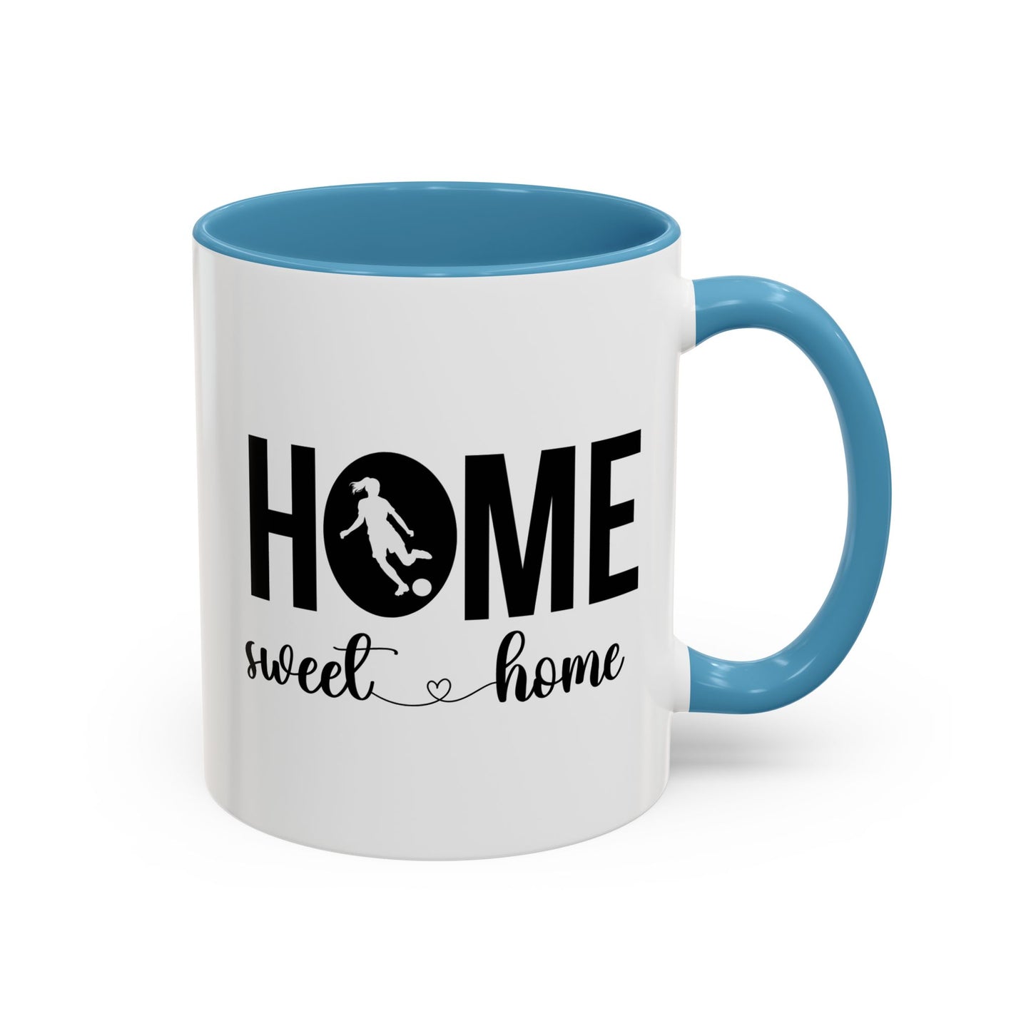 Sports Fan Home Sweet Home Gift | 11oz | 15oz | White Color Rimmed Mug