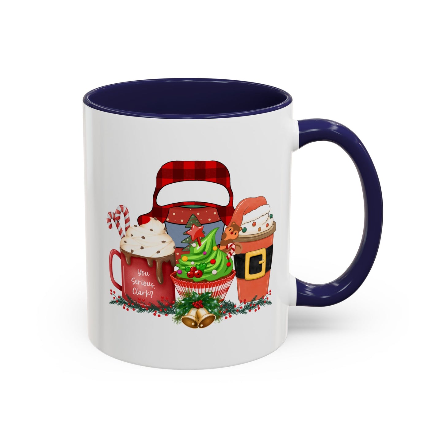 Merry Christmas Home Sweet Home Gift | 11oz | 15oz | White Color Rimmed Mug | Girl Soccer Player