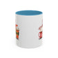 Merry Christmas Home Sweet Home Gift | 11oz | 15oz | White Color Rimmed Mug | Girl Soccer Player