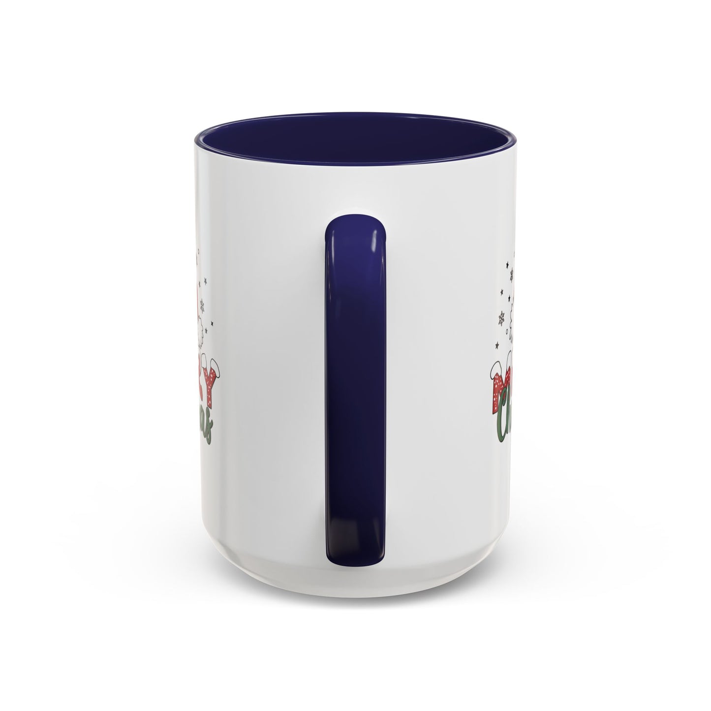 Merry Christmas Home Sweet Home Gift | 11oz | 15oz | White Color Rimmed Mug | Girl Soccer Player