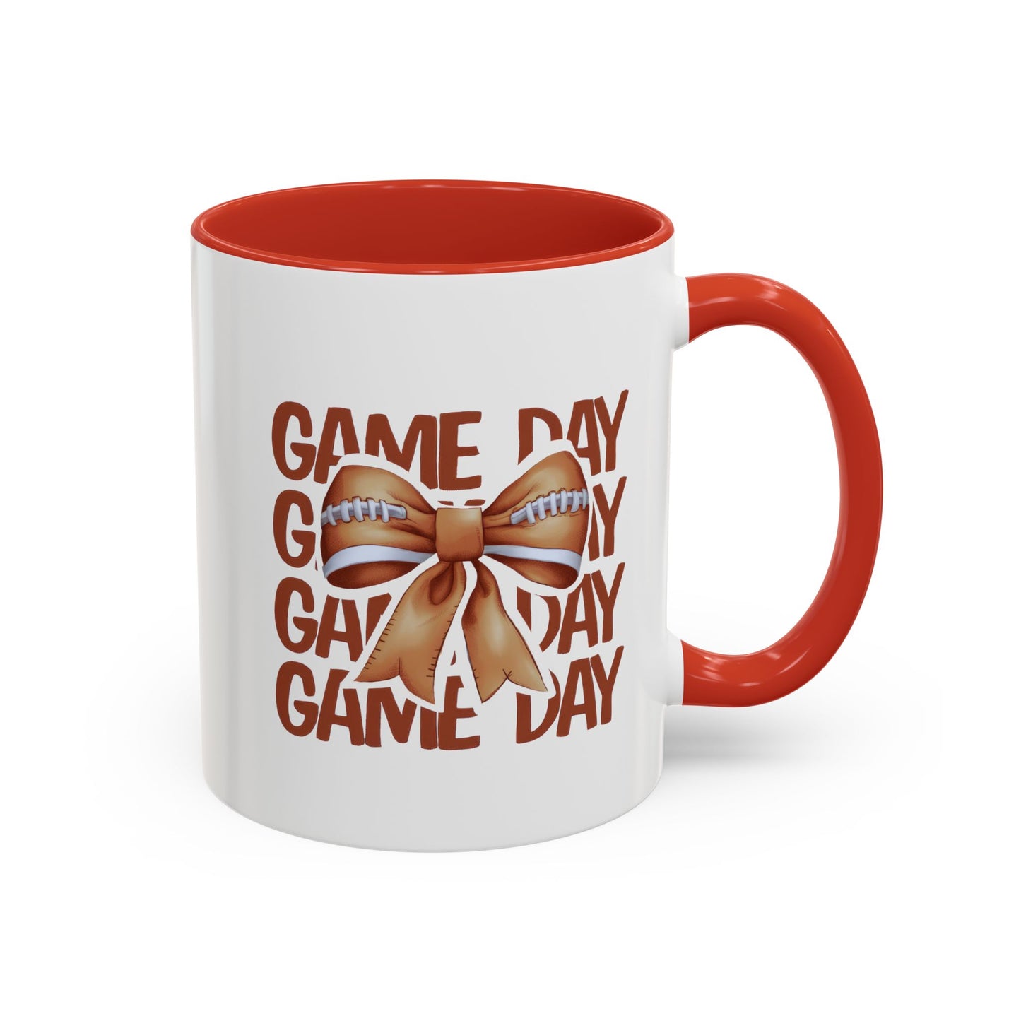 Game Day Home Sweet Home Gift | 11oz | 15oz | White Color Rimmed Mug | Girl Soccer Player