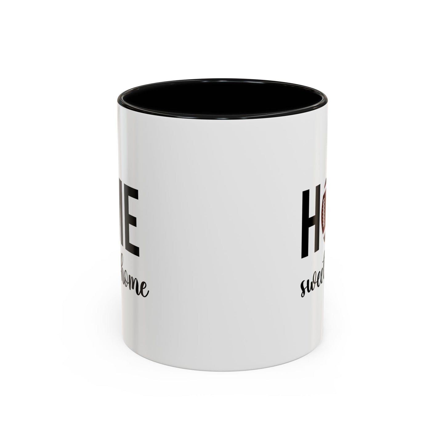 Football Player Home Sweet Home Gift | 11oz | 15oz | White Color Rimmed Mug