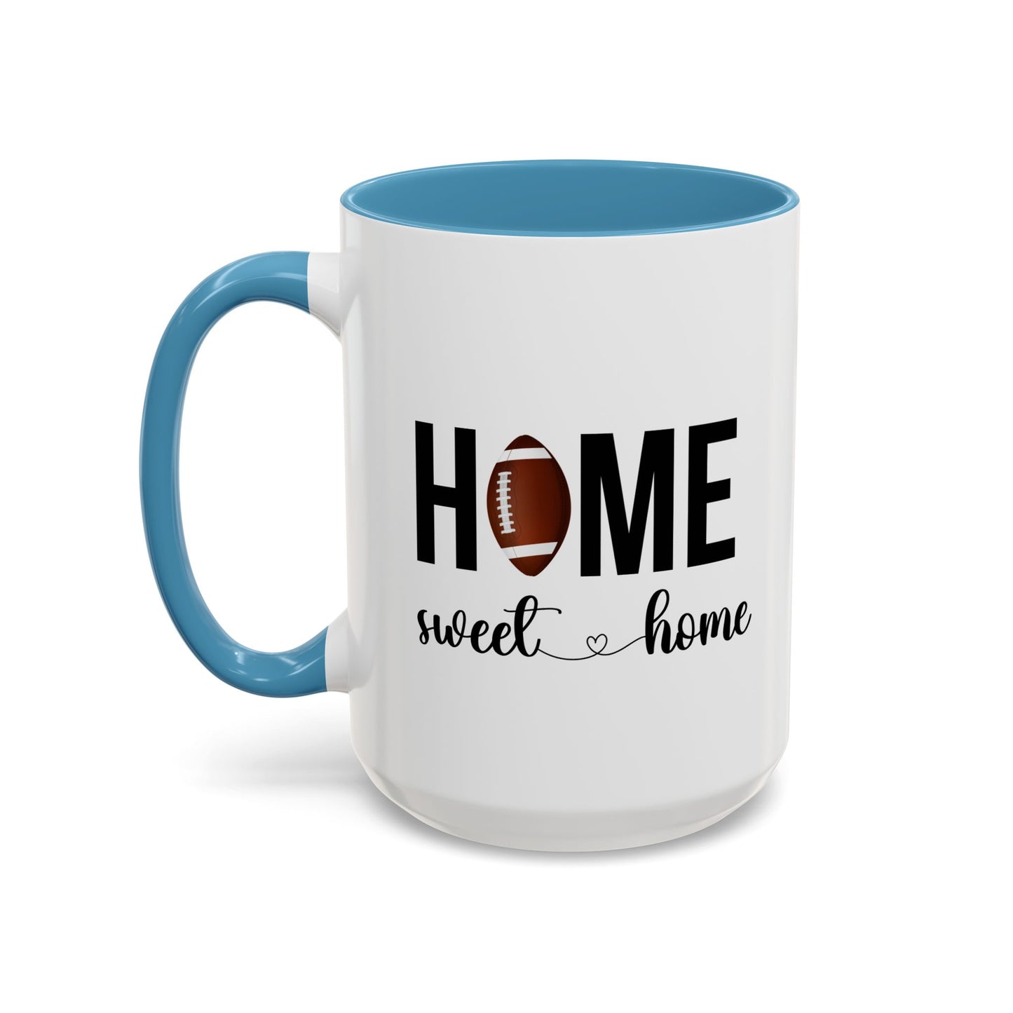 Football Player Home Sweet Home Gift | 11oz | 15oz | White Color Rimmed Mug