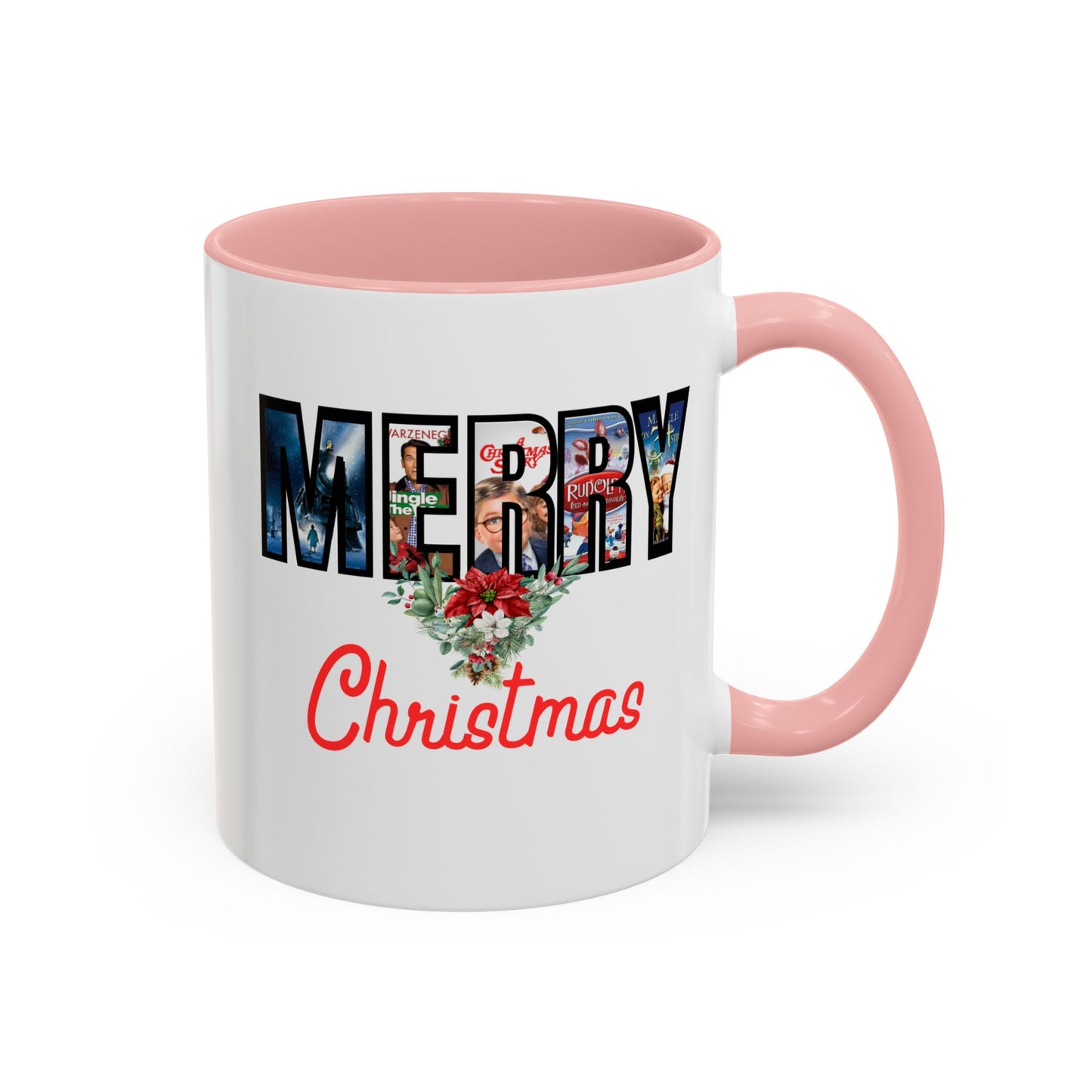 Merry Christmas Home Sweet Home Gift | 11oz | 15oz | White Color Rimmed Mug | Girl Soccer Player