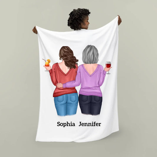 Bestfriend & Sister Personalized Blanket