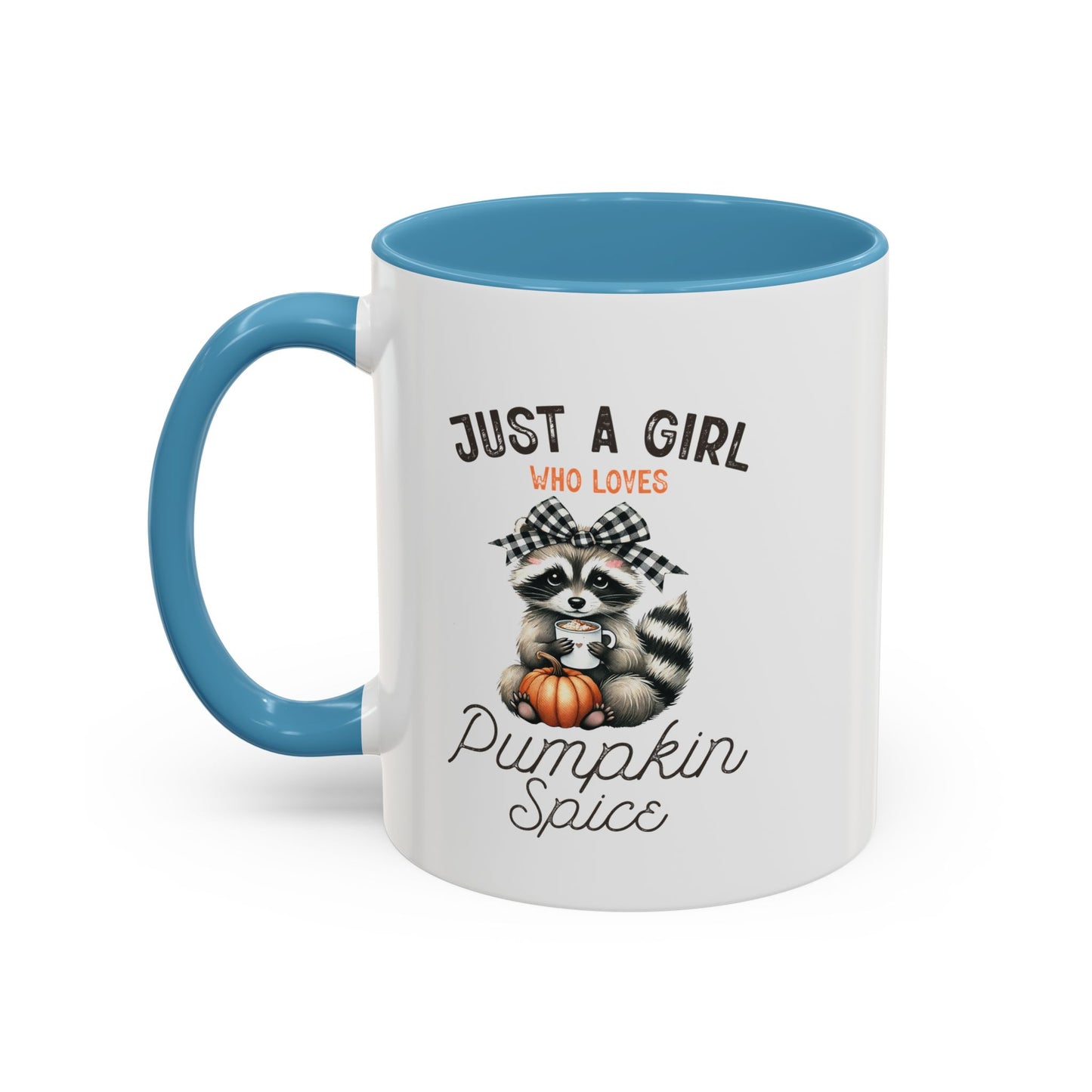 Girl Loves Pumpkin Spice Home Sweet Home Gift | 11oz | 15oz | White Color Rimmed Mug | Girl Soccer Player