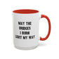 May The Bridges I Burn Light The Way Home Sweet Home Gift | 11oz | 15oz | White Color Rimmed Mug | Girl Soccer Player