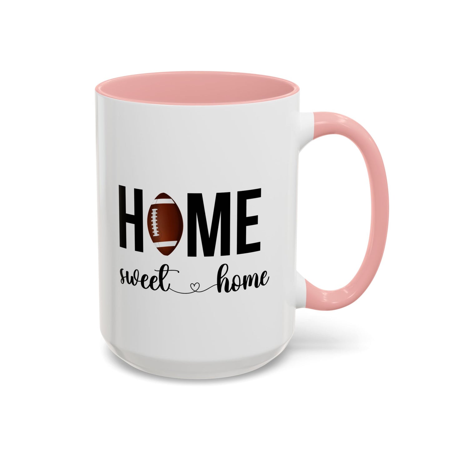 Football Player Home Sweet Home Gift | 11oz | 15oz | White Color Rimmed Mug