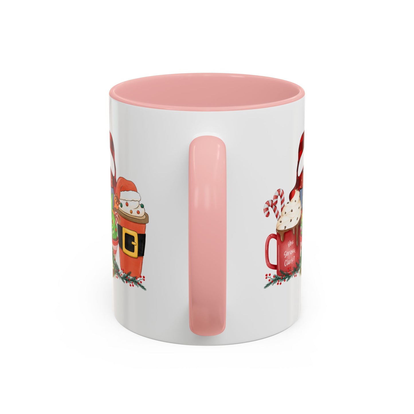 Merry Christmas Home Sweet Home Gift | 11oz | 15oz | White Color Rimmed Mug | Girl Soccer Player