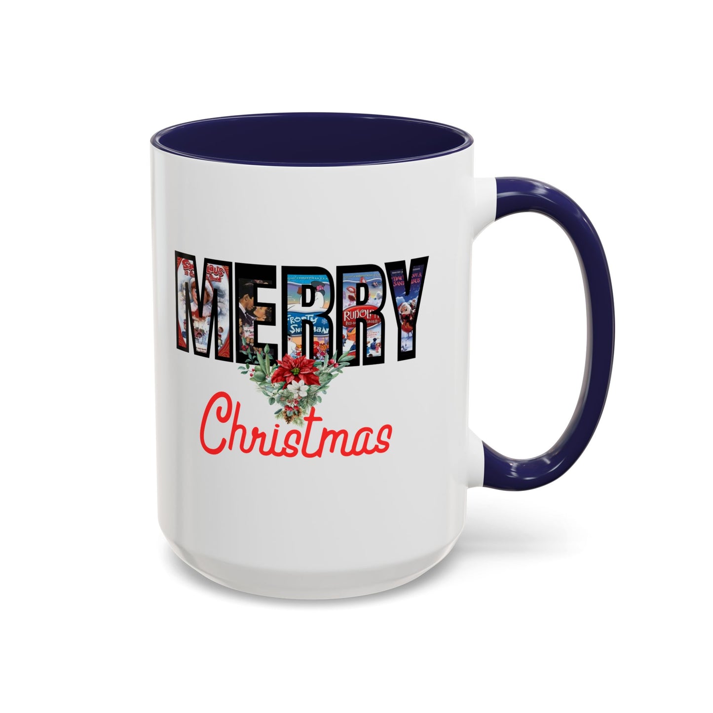 Merry Christmas Home Sweet Home Gift | 11oz | 15oz | White Color Rimmed Mug | Girl Soccer Player