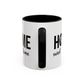 Male Soccer Player Home Sweet Home | Sports | Soccer | Housewarming | 15oz | 11oz White Mug | Color Rimmed