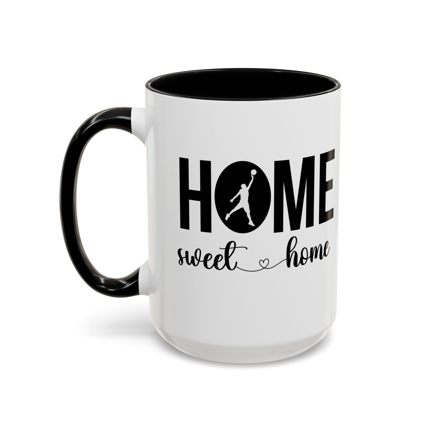 Football Player Home Sweet Home Gift | 11oz | 15oz | White Color Rimmed Mug