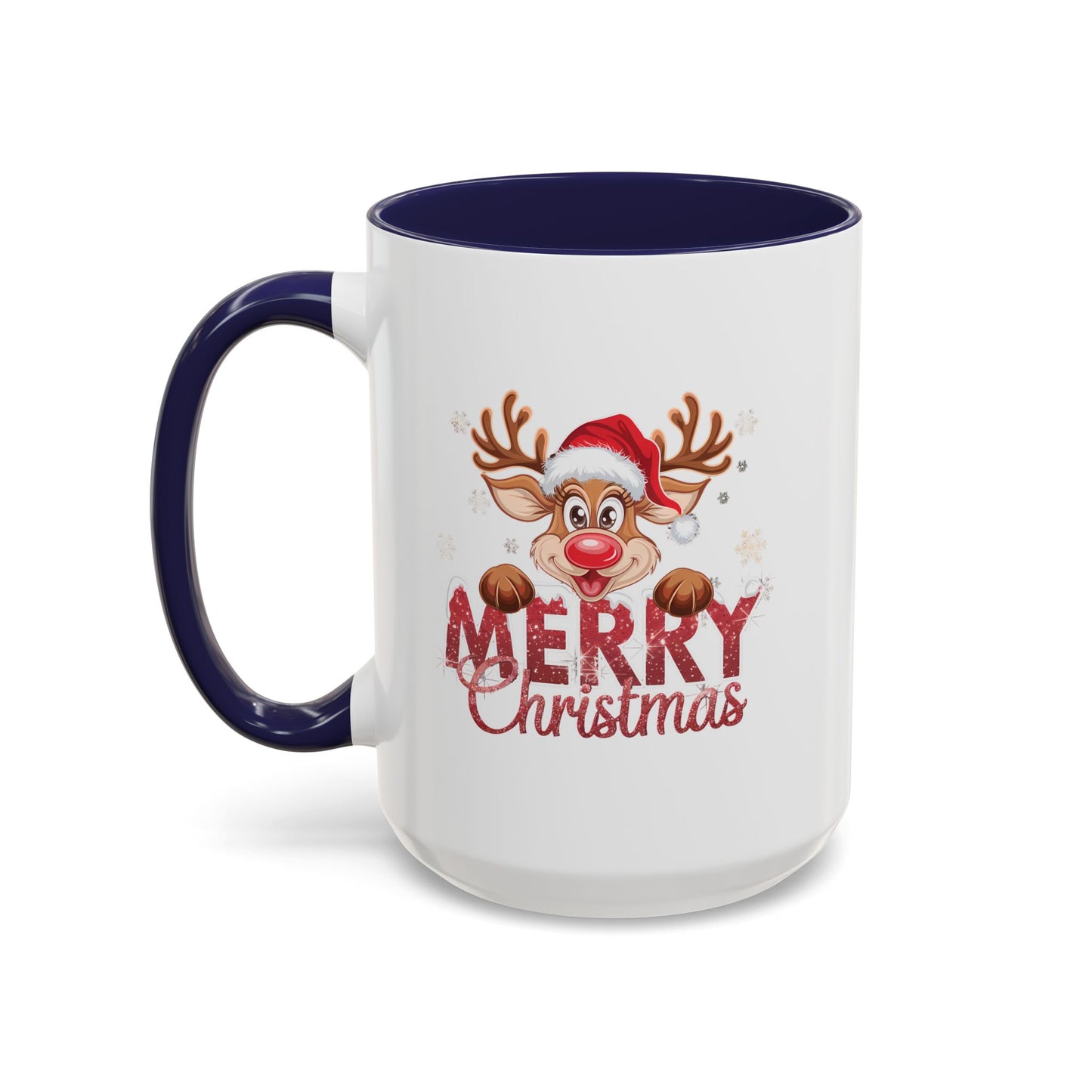 Merry Christmas Home Sweet Home Gift | 11oz | 15oz | White Color Rimmed Mug