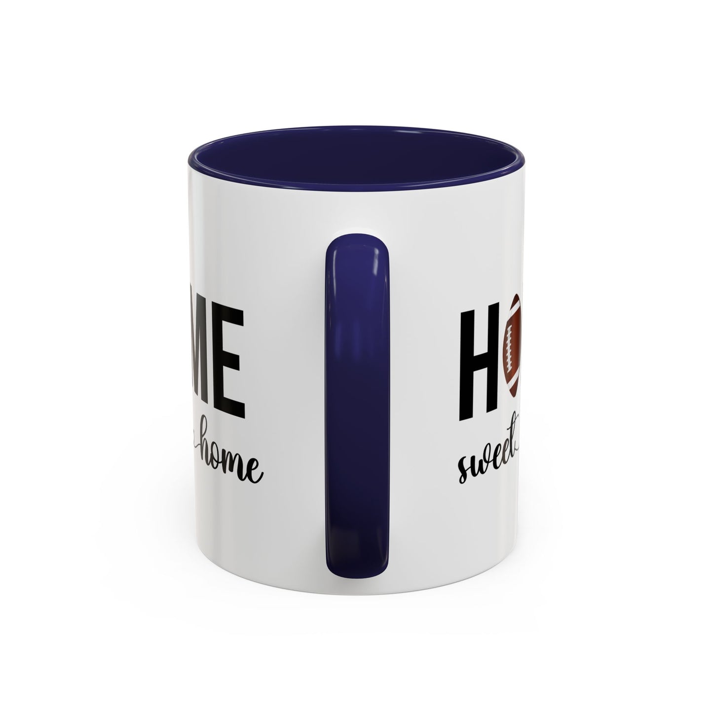 Football Player Home Sweet Home Gift | 11oz | 15oz | White Color Rimmed Mug