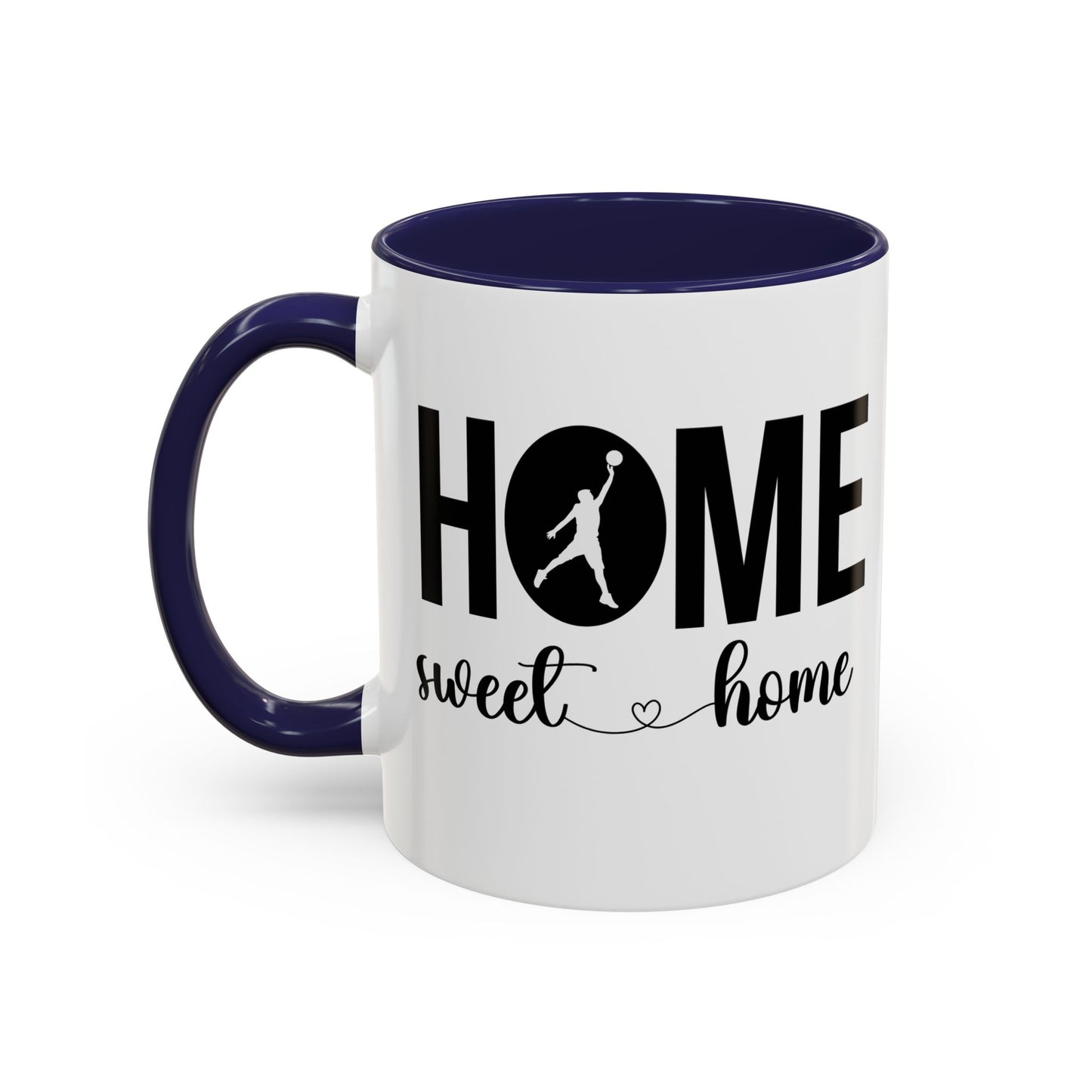 Football Player Home Sweet Home Gift | 11oz | 15oz | White Color Rimmed Mug