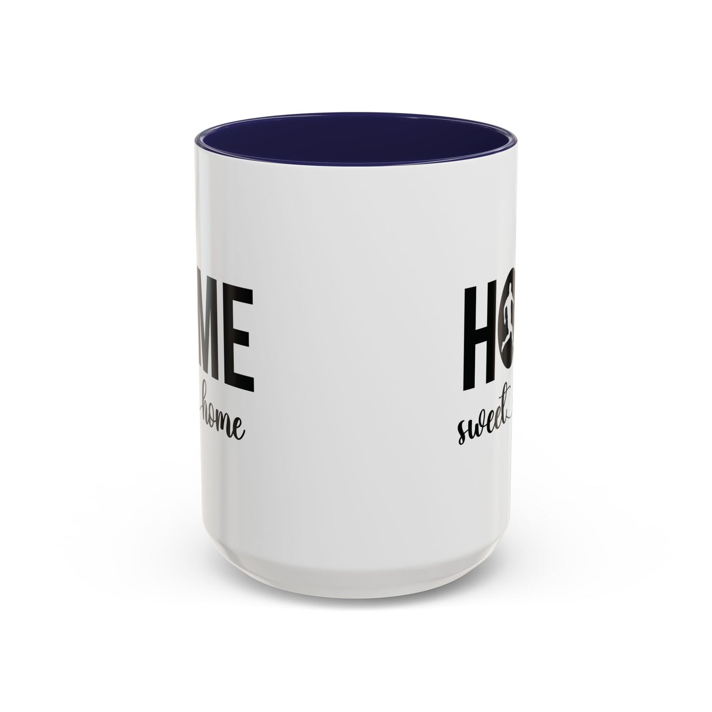 Male Soccer Player Home Sweet Home | Sports | Soccer | Housewarming | 15oz | 11oz White Mug | Color Rimmed