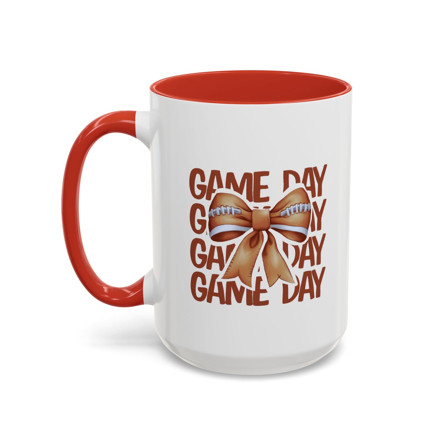 Game Day Home Sweet Home Gift | 11oz | 15oz | White Color Rimmed Mug | Girl Soccer Player