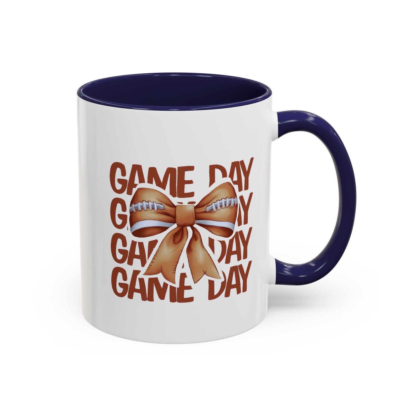 Game Day Home Sweet Home Gift | 11oz | 15oz | White Color Rimmed Mug | Girl Soccer Player