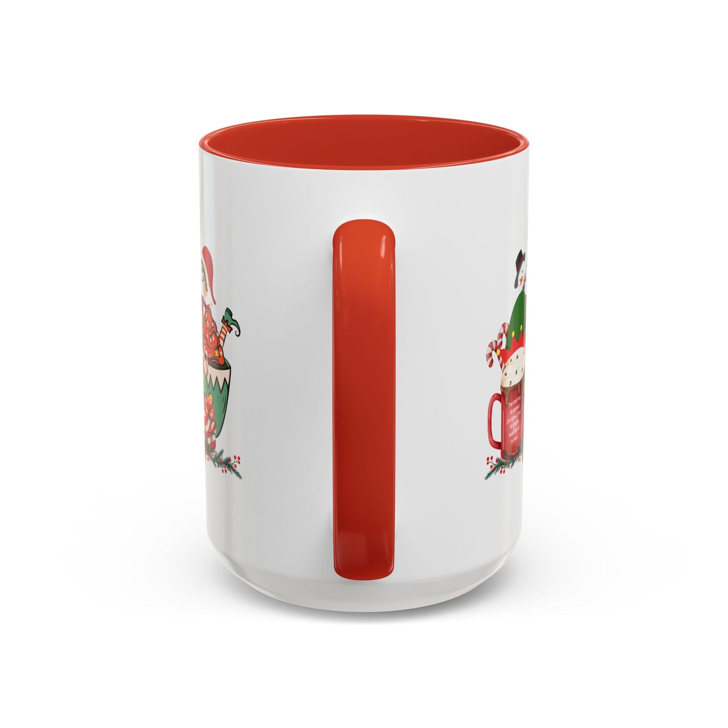 Merry Christmas with a Bang Home Sweet Home Gift | 11oz | 15oz | White Color Rimmed Mug | Girl Soccer Player