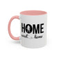 Football Player Home Sweet Home Gift | 11oz | 15oz | White Color Rimmed Mug