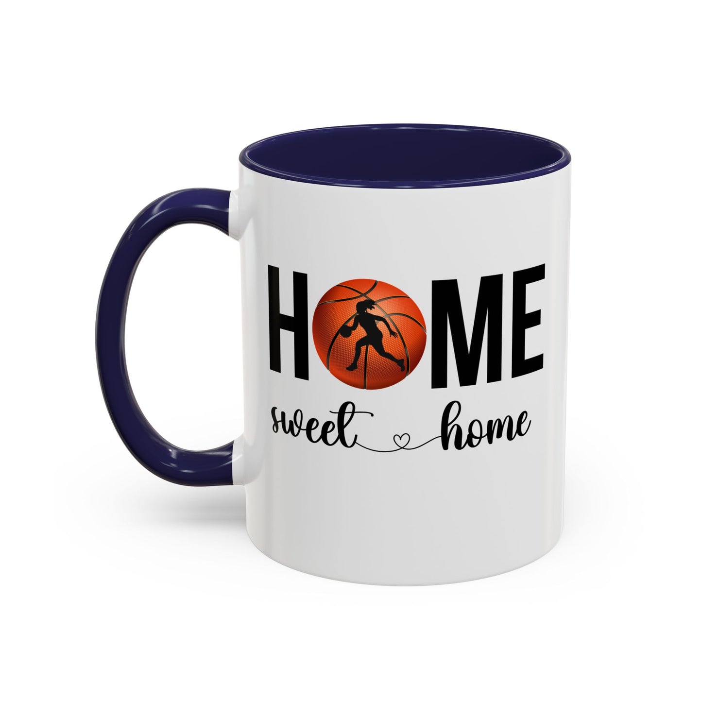 Bake, Sip Hot Cocoa and  Home Sweet Home Gift | 11oz | 15oz | White Color Rimmed Mug