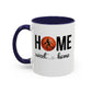 Bake, Sip Hot Cocoa and  Home Sweet Home Gift | 11oz | 15oz | White Color Rimmed Mug