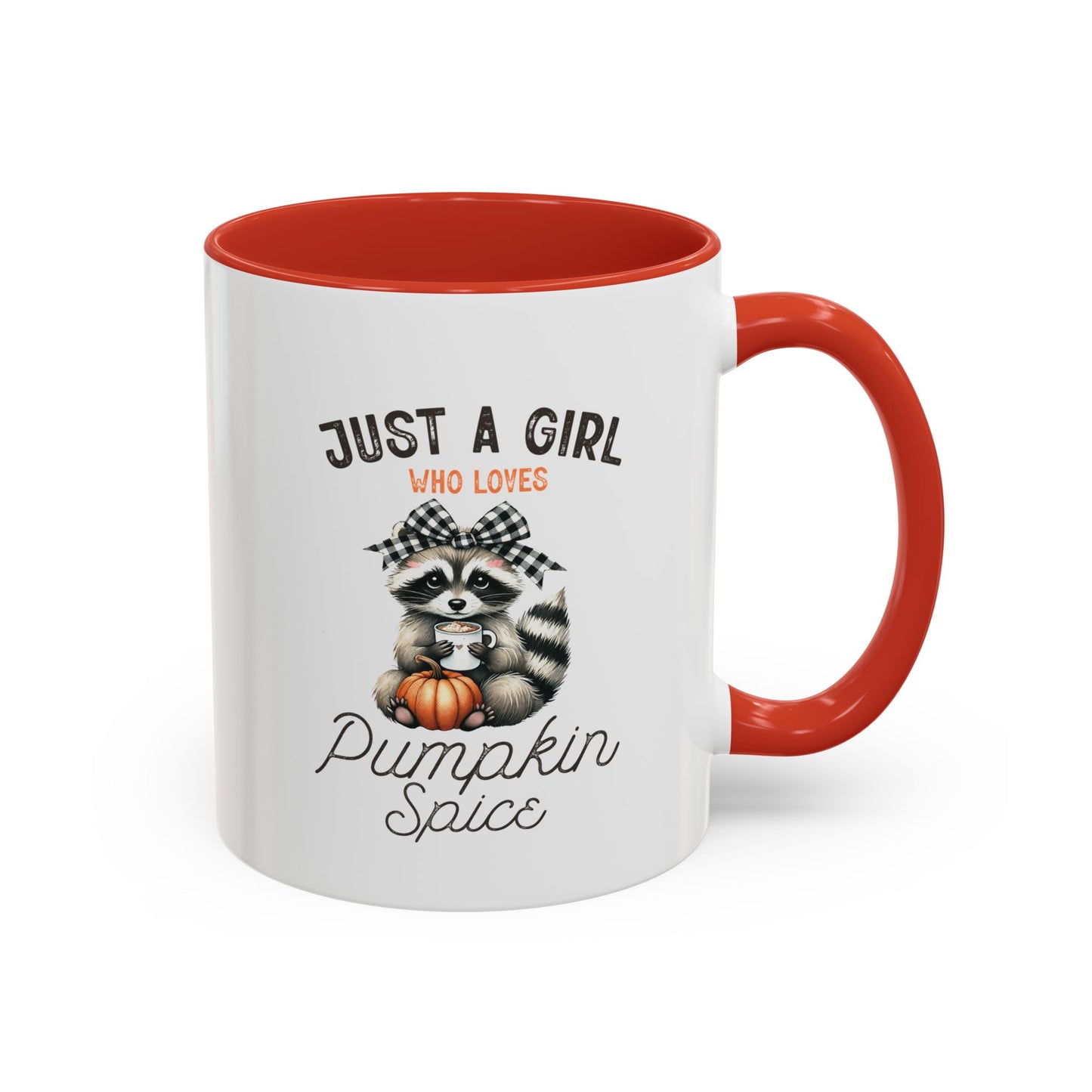 Girl Loves Pumpkin Spice Home Sweet Home Gift | 11oz | 15oz | White Color Rimmed Mug | Girl Soccer Player