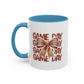 Game Day Home Sweet Home Gift | 11oz | 15oz | White Color Rimmed Mug | Girl Soccer Player