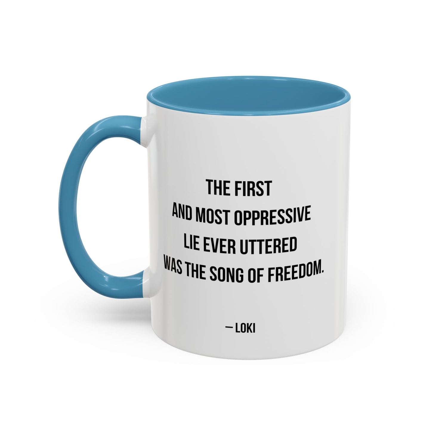 Freedom Home Sweet Home Gift | 11oz | 15oz | White Color Rimmed Mug | Girl Soccer Player