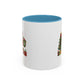 Ho Home Sweet Home Gift | 11oz | 15oz | White Color Rimmed Mug | Girl Soccer Player