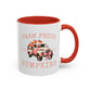 Farm Fresh Pumpkins Home Sweet Home Gift | 11oz | 15oz | White Color Rimmed Mug | Girl Soccer Player