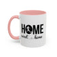 Male Soccer Player Home Sweet Home | Sports | Soccer | Housewarming | 15oz | 11oz White Mug | Color Rimmed