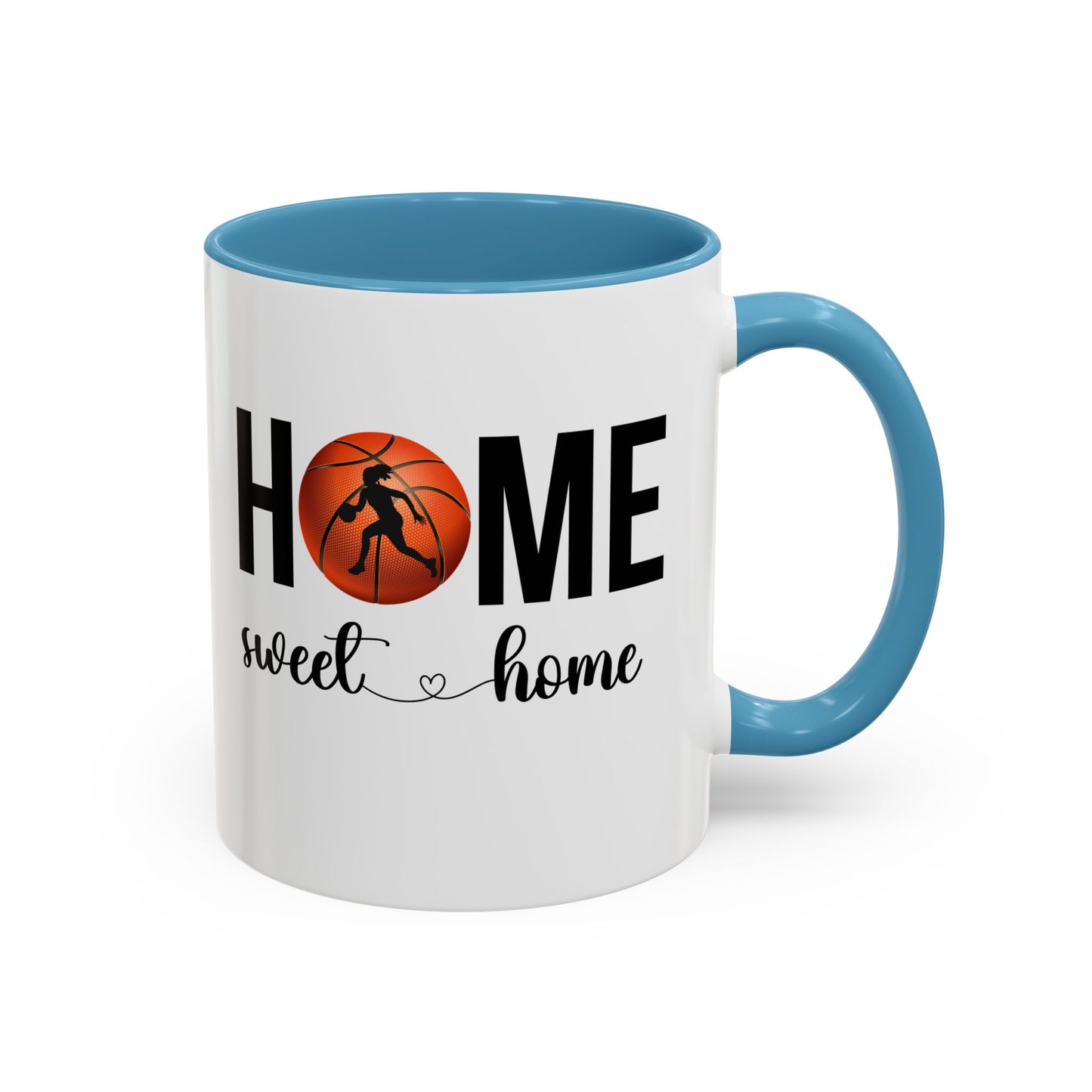 Bake, Sip Hot Cocoa and  Home Sweet Home Gift | 11oz | 15oz | White Color Rimmed Mug