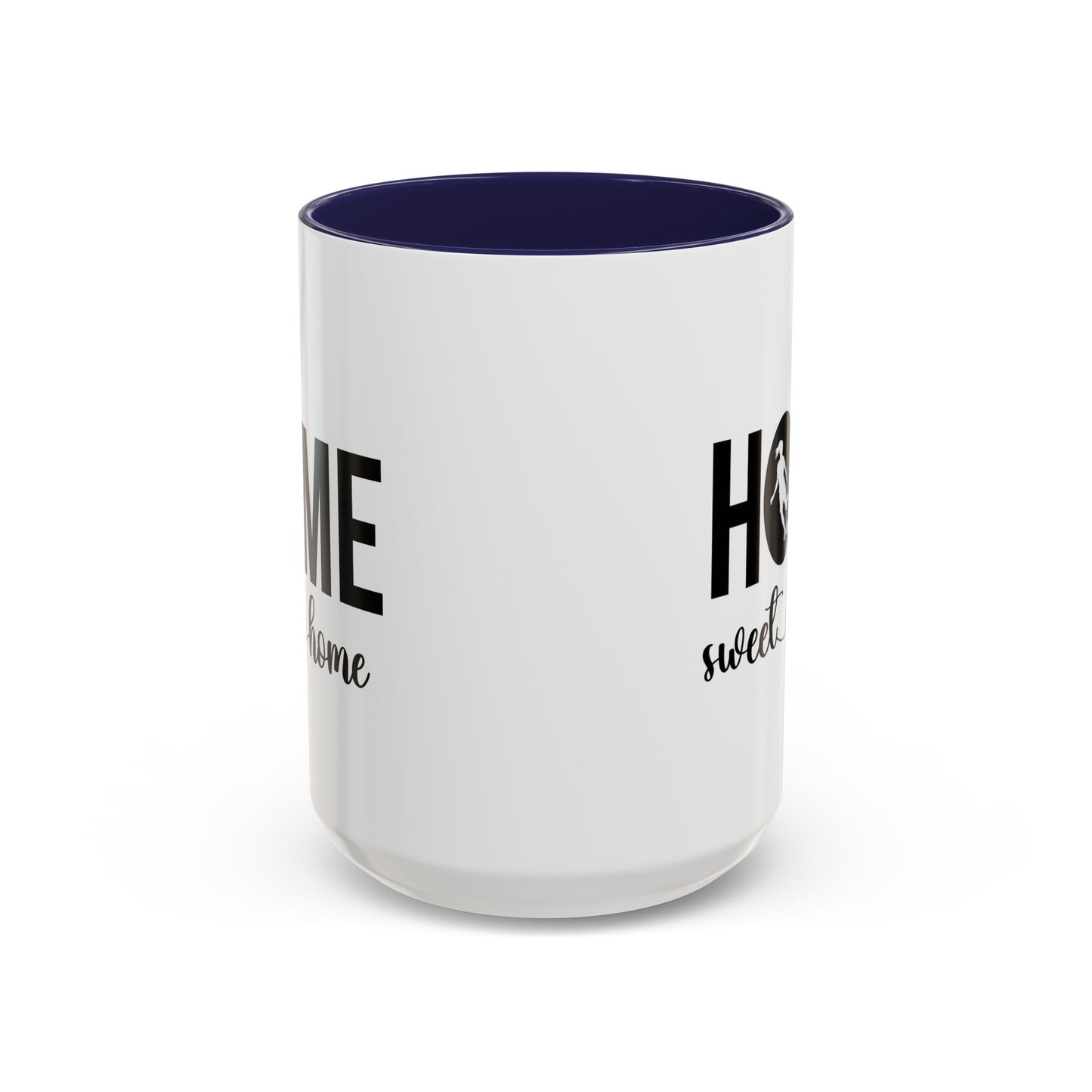 Sports Fan Home Sweet Home Gift | 11oz | 15oz | White Color Rimmed Mug