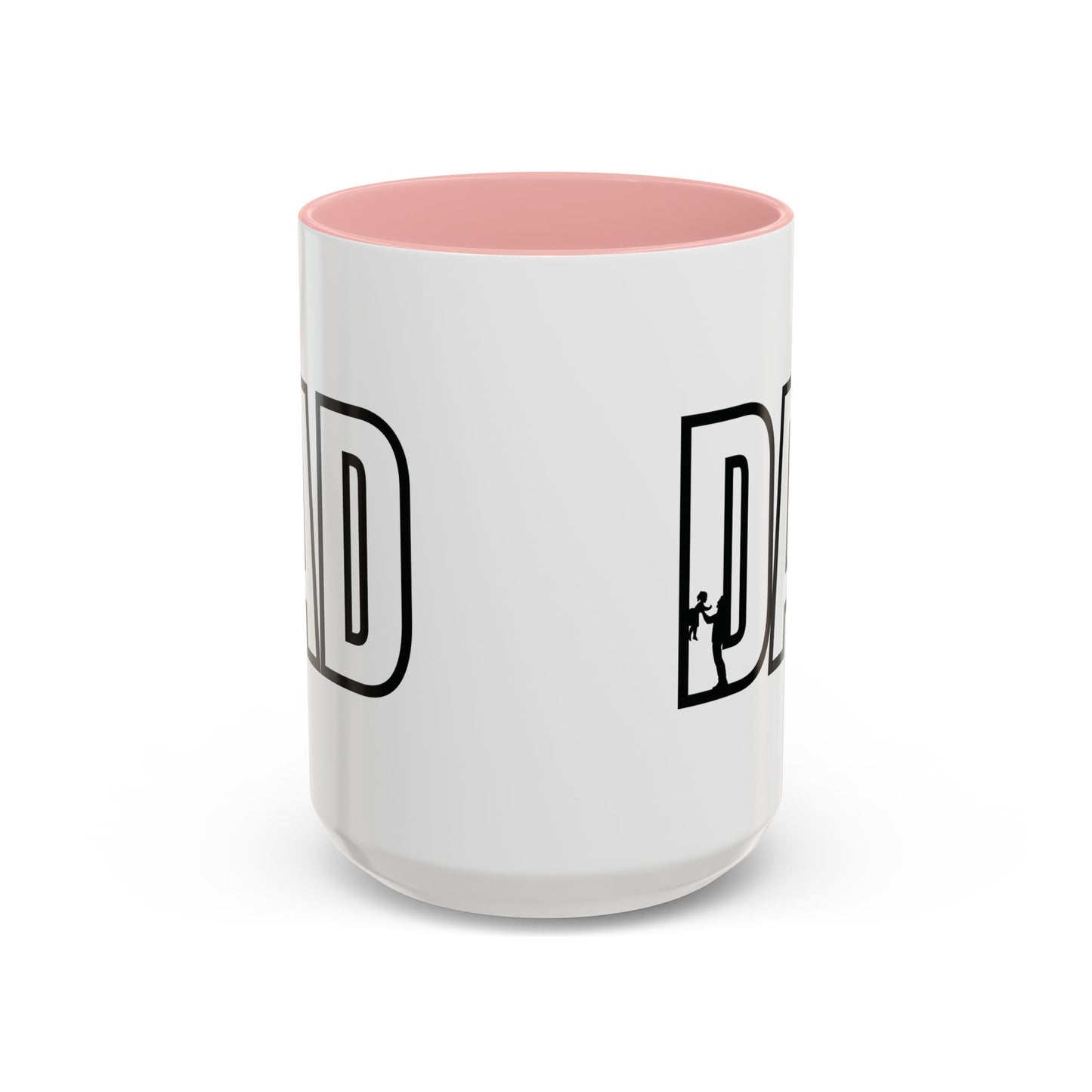 Unique Dad Father's Day Gift | White 11oz Color Rimmed Mug