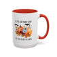 Air Turn Crisp Sweet Home Gift | 11oz | 15oz | White Color Rimmed Mug | Girl Soccer Player