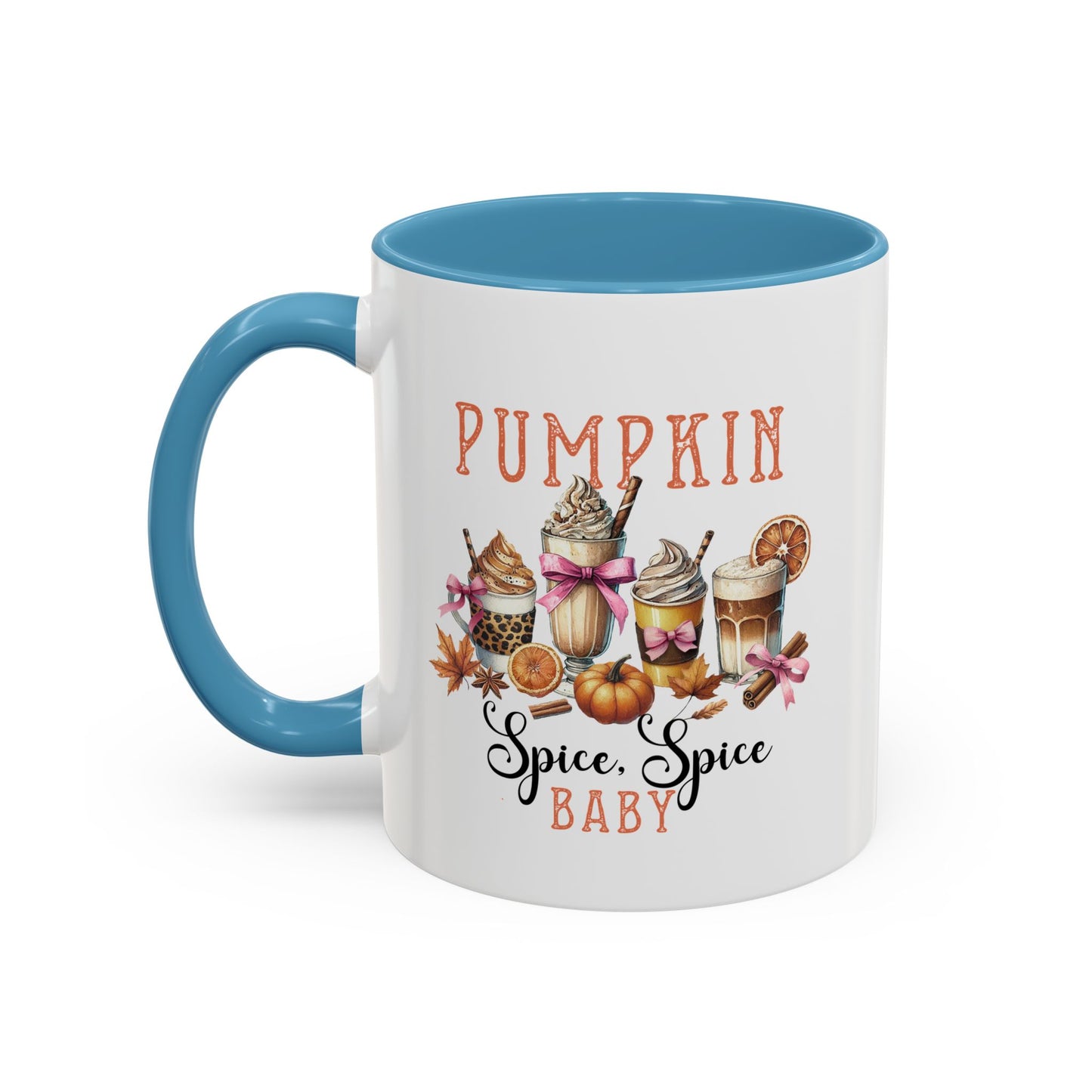 Pumpkin Spice Baby Home Sweet Home Gift | 11oz | 15oz | White Color Rimmed Mug