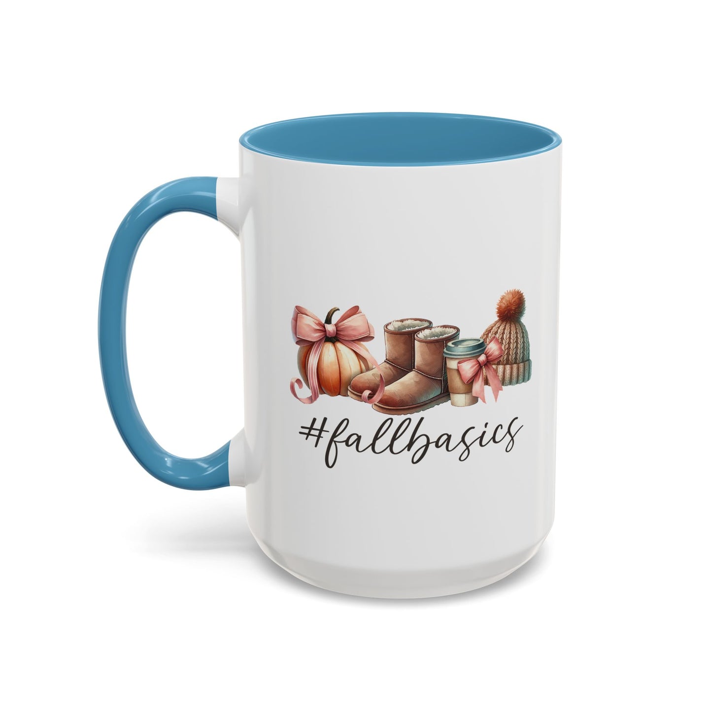 Fall Basics for a Cozy Season Home Sweet Home Gift | 11oz | 15oz | White Color Rimmed Mug