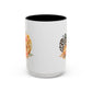 Flowers Home Sweet Home Gift | 11oz | 15oz | White Color Rimmed Mug | Girl Soccer Player