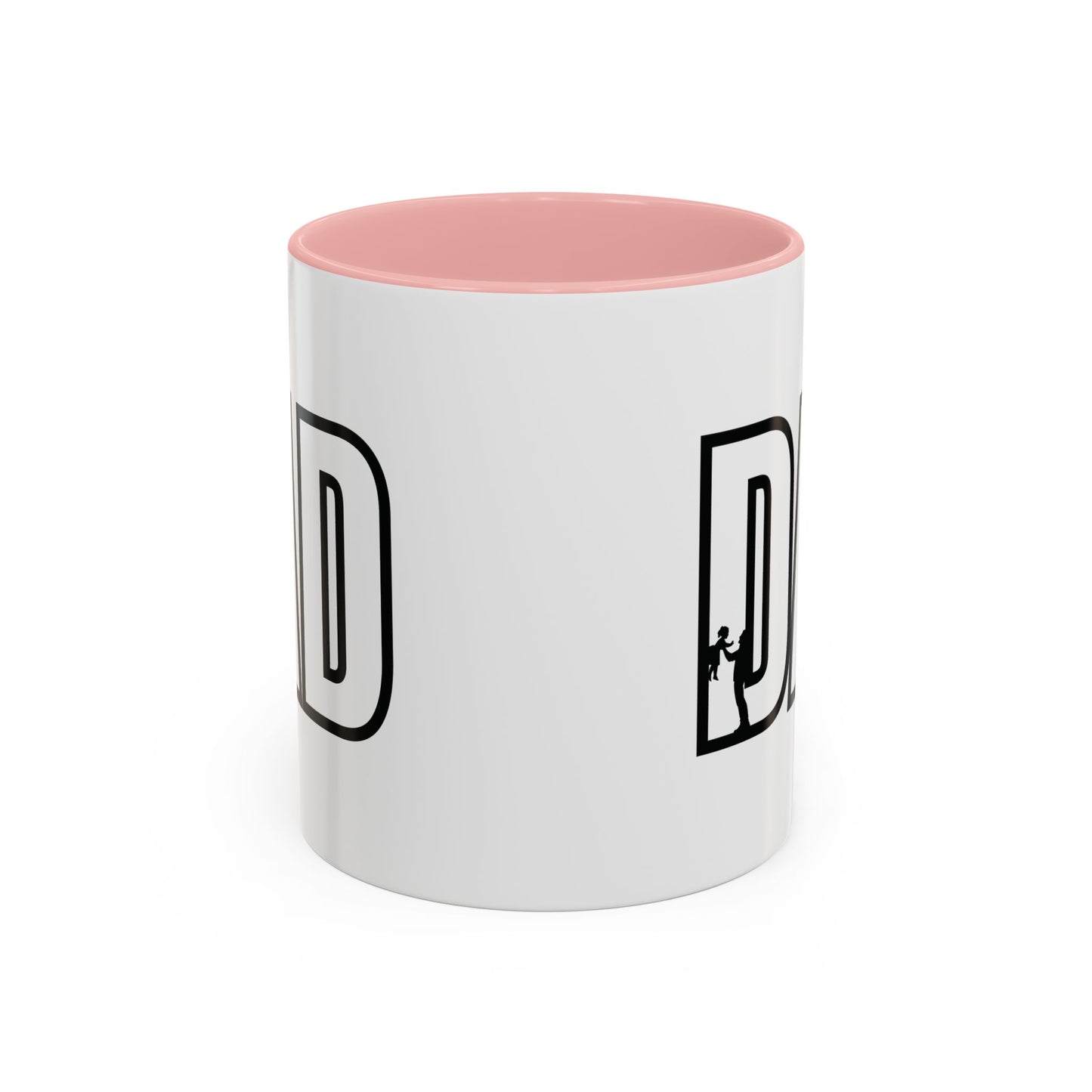 Unique Dad Father's Day Gift | White 11oz Color Rimmed Mug